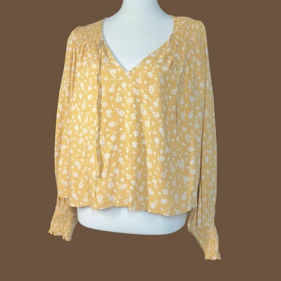Billabong late night blouse boho floral large NWT - Picture 7 of 16